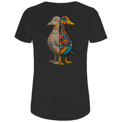 Duality of a Goose - Bio Ladies T-Shirt