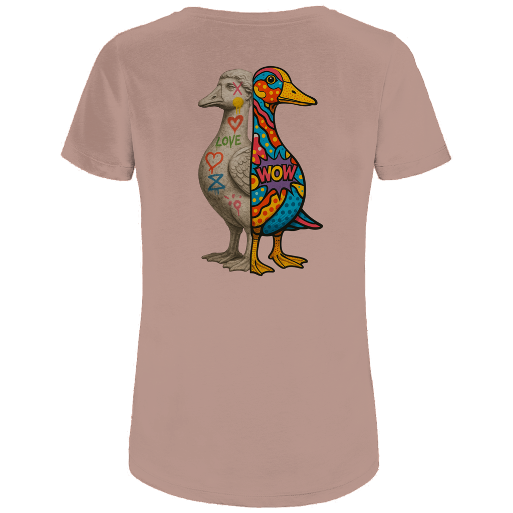 Duality of a Goose - Bio Ladies T-Shirt