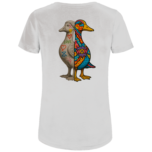 Duality of a Goose - Bio Ladies T-Shirt